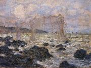 Claude Monet Fishing Nets at Pouruille Germany oil painting artist